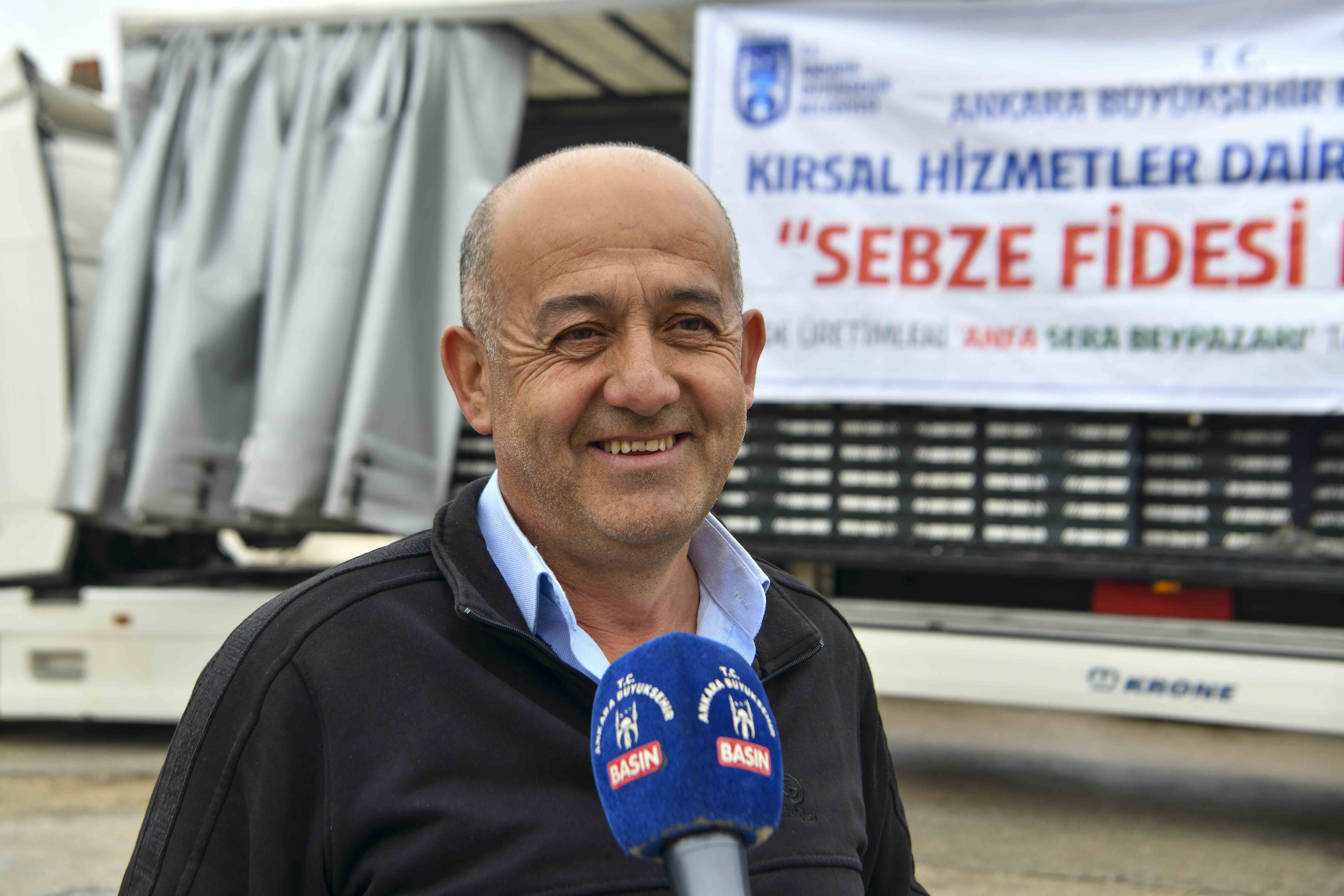 ANKARA BÜYÜKŞEHİR BELEDİYESİ'NİN KIRSALA DESTEKLERİ SÜRÜYOR  9 BİN ÜRETİCİYE TOPLAMDA 10 MİLYON 500 BİN ADET SEBZE FİDESİ DAĞITILDI