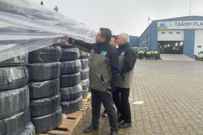 Bursa’da geri dönüşümle üretilen borular dağıtıma gün sayıyor… Tarım Plast, Bursalı çiftçiye nefes olacak