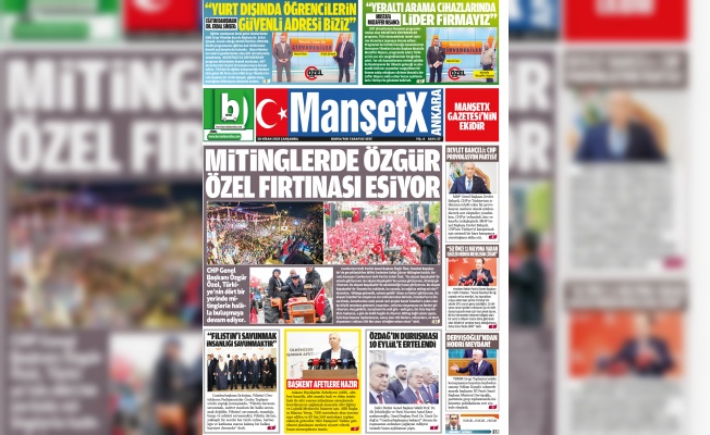 MANŞETX GAZETESİ'NİN 14.YIL 355. ANKARA-BURSA NİSAN SAYILARI ÇIKTI!